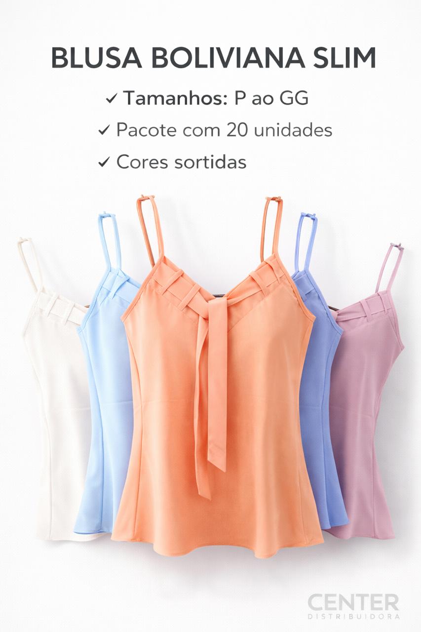 BLUSA BOLIVIANA MODELO SLIN